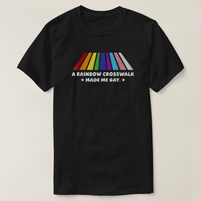 The Gay Agenda's Crosswalk Conversion T-Shirt (Design Front)