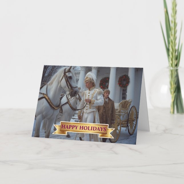 The Gay Prince and the Pauper Christmas Card (Front)