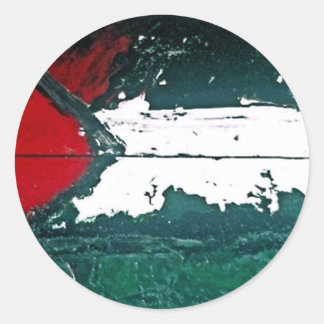 THE GAZA STRIP CLASSIC ROUND STICKER