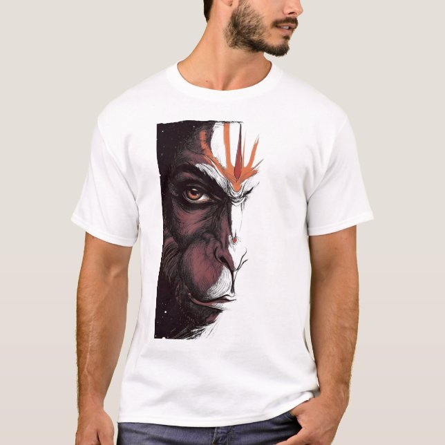 The Gaze of Mahakaal Half Revealed, Fully Eternal  T-Shirt (Front)