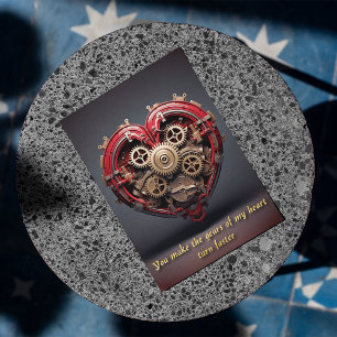 The Gears of My Heart Postcard