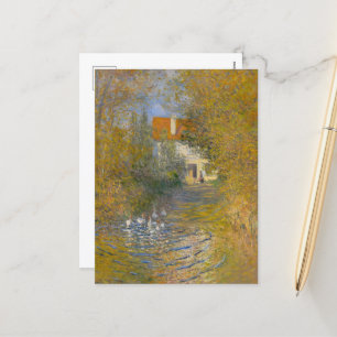 The Geese by Claude Monet Holiday Postcard
