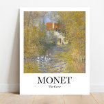 The Geese by Claude Monet Poster<br><div class="desc">Claude Monet's The Geese (1874) famous painting. Bring the beauty of the French countryside into your home with this stunning poster of Claude Monet’s “The Geese”. Painted in 1874, this masterpiece captures the vibrant colours and natural beauty of a flock of geese. The painting is part of the permanent collection...</div>