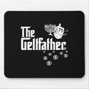 The Geltfather Hanukkah Gelt Dreidel Jewish Dad Me Mouse Mat