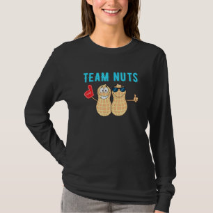 The Gender Reveal Team Nuts Boy Matching Family Pa T-Shirt