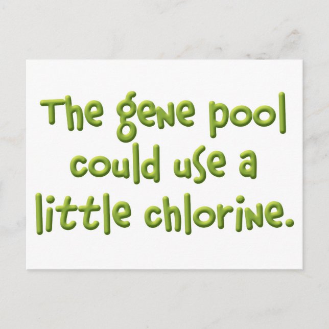 The Gene Pool Postcard (Front)