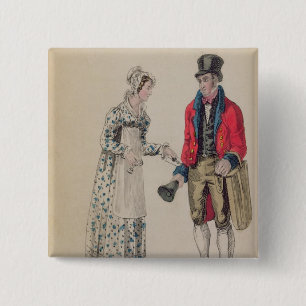 The General Postman 15 Cm Square Badge