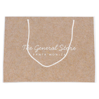 The General Store Kraft Retail Shopping Bag
