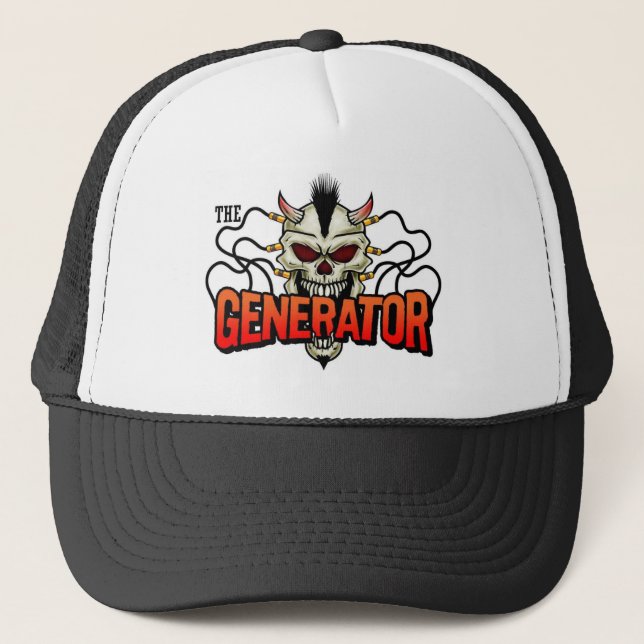 The Generator Trucker Trucker Hat (Front)