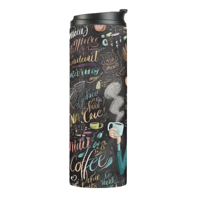 The Genius and the Burnout Thermal Tumbler (Rotated Left)