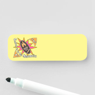 The genius is in the mathematics name tag