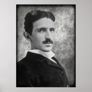 THE GENIUS NIKOLA TESLA POSTER