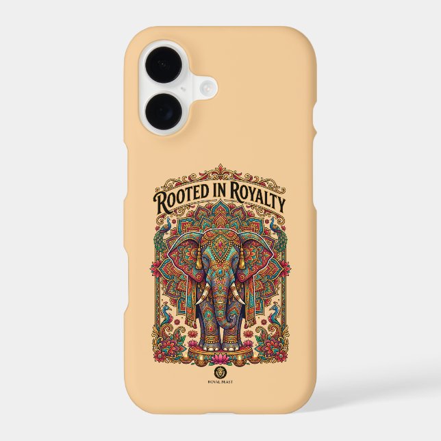 The Gentle Giant: Artistic Elephant Design (Back)