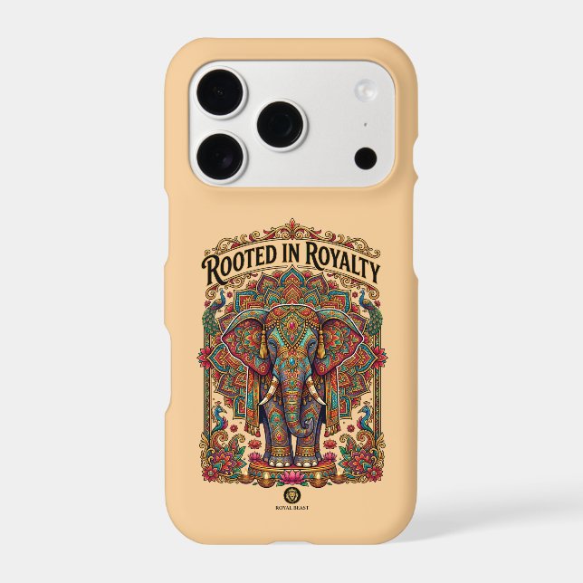 The Gentle Giant: Artistic Elephant Design (Back)