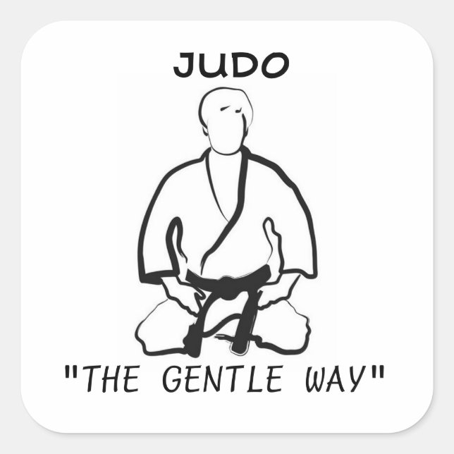 THE GENTLE WAY SQUARE STICKER (Front)