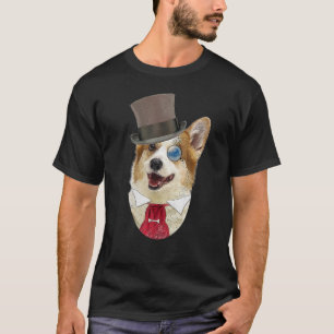 The Gentleman Corgi With A Top Hat And Monocle