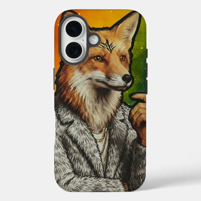 The Gentleman Fox Phone case  (Back)
