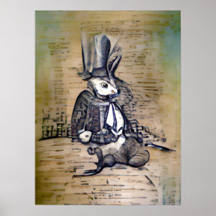 The Gentleman Rabbit Poster