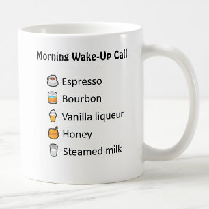 The Gentleman’s Wake-Up Call Recipe Coffee Mug