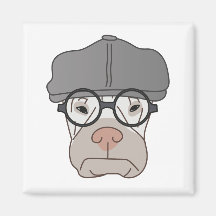 The Gentlemans grumpy magnet - art by Irina Kolby