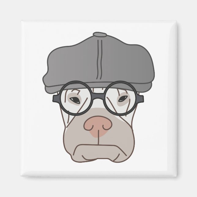 The Gentlemans grumpy magnet - art by Irina Kolby (Front)