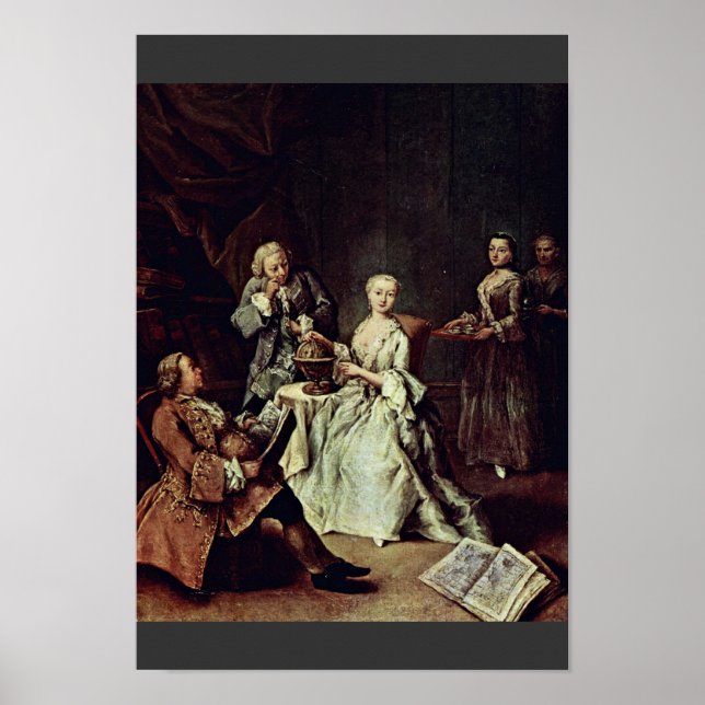 The Geography Lesson By Longhi Pietro Poster (Front)