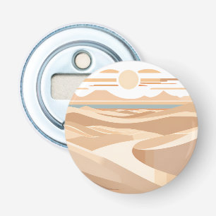 The Geometric Desert Bottle Opener