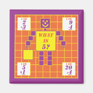The Geometrics-Magnet-Square-Age 5 Magnet