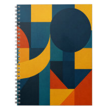 The Geometry of Emotion - Spiral Photo Notebook
