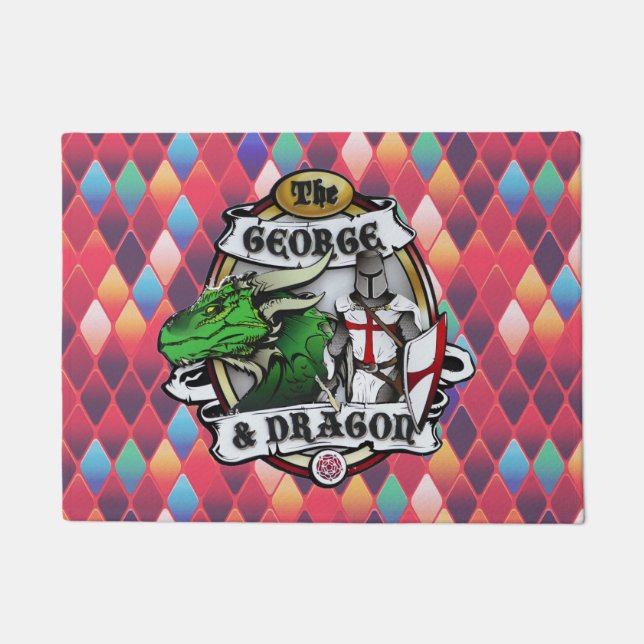 The George And Dragon Door Mat (Front)