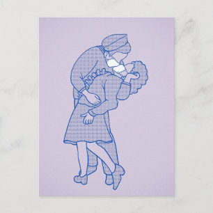 The Germ-Free Kiss Postcard
