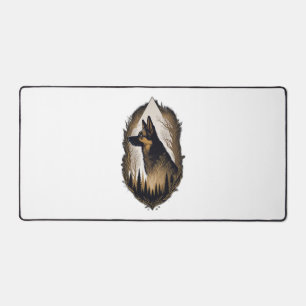 The German Shepherd 003 Desk Mat