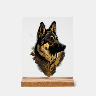 The German Shepherd 004 Acrylic Sign