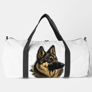 The German Shepherd 004  Duffle Bag