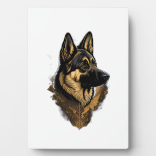The German Shepherd 004  Plaque