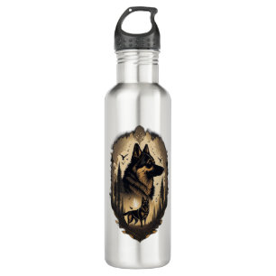 The German Shepherd 005  710 Ml Water Bottle