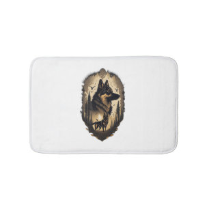 The German Shepherd 005 Bath Mat