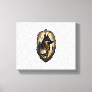 The German Shepherd 005  Canvas Print