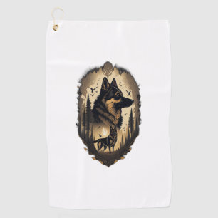The German Shepherd 005 Golf Towel
