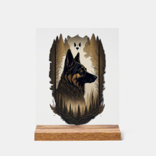 The German Shepherd 008 Acrylic Sign