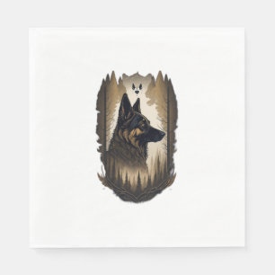 The German Shepherd 008 Napkin