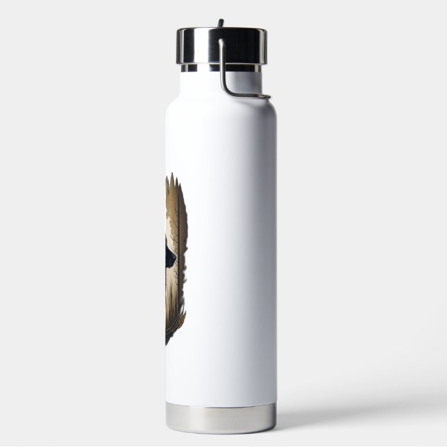 The German Shepherd 008  Water Bottle (Left)