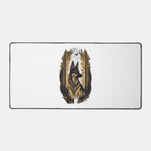 The German Shepherd 009 Desk Mat