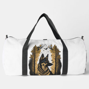 The German Shepherd 009  Duffle Bag