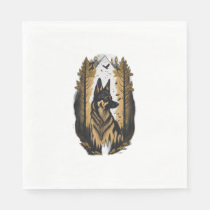 The German Shepherd 009 Napkin
