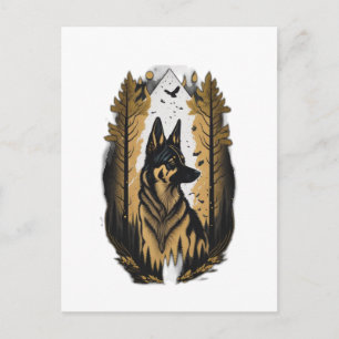 The German Shepherd 009 Postcard