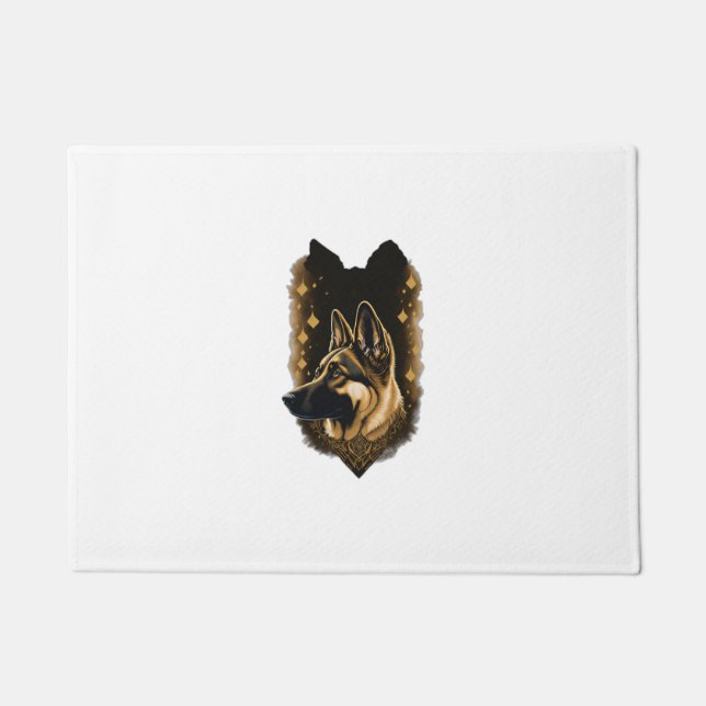 The German Shepherd 011  Doormat (Front)