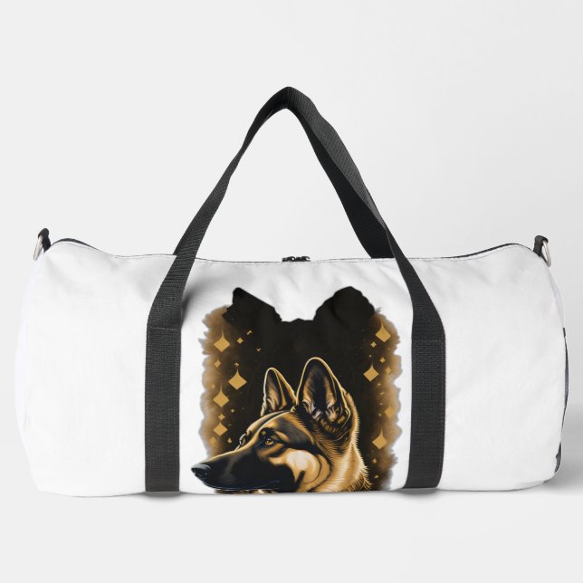 The German Shepherd 011  Duffle Bag (Front)
