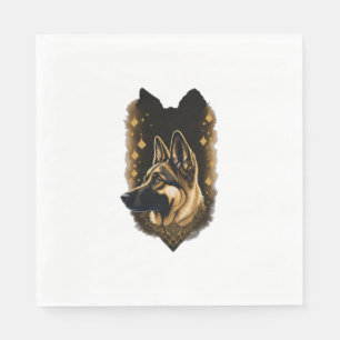 The German Shepherd 011 Napkin