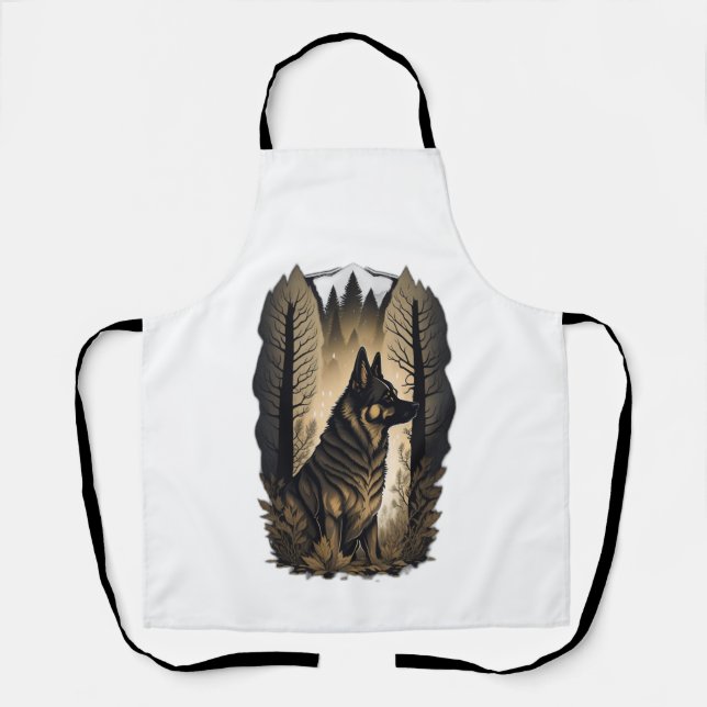 The German Shepherd 013  Apron (Front)